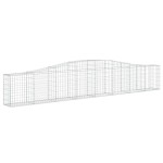 vidaXL Coșuri gabion arcuite 10 buc, 400x30x60/80 cm, fier galvanizat vidaXL Coșuri gabion arcuite 10 buc, 400x30x60/80 cm, fier galvanizat