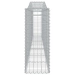 vidaXL Coșuri gabion arcuite 10 buc, 400x30x80/100 cm, fier galvanizat vidaXL Coșuri gabion arcuite 10 buc, 400x30x80/100 cm, fier galvanizat