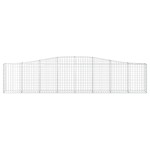vidaXL Coșuri gabion arcuite 15 buc, 400x30x80/100 cm, fier galvanizat vidaXL Coșuri gabion arcuite 15 buc, 400x30x80/100 cm, fier galvanizat