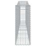 vidaXL Coșuri gabion arcuite 15 buc, 400x30x80/100 cm, fier galvanizat vidaXL Coșuri gabion arcuite 15 buc, 400x30x80/100 cm, fier galvanizat