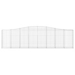 vidaXL Coșuri gabion arcuite 6 buc, 400x30x100/120 cm fier galvanizat vidaXL Coșuri gabion arcuite 6 buc, 400x30x100/120 cm fier galvanizat