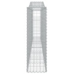 vidaXL Coșuri gabion arcuite 6 buc, 400x30x100/120 cm fier galvanizat vidaXL Coșuri gabion arcuite 6 buc, 400x30x100/120 cm fier galvanizat