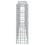 vidaXL Coșuri gabion arcuite 10 buc, 400x30x100/120 cm fier galvanizat vidaXL Coșuri gabion arcuite 10 buc, 400x30x100/120 cm fier galvanizat
