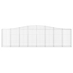 vidaXL Coșuri gabion arcuite 15 buc, 400x30x100/120 cm fier galvanizat vidaXL Coșuri gabion arcuite 15 buc, 400x30x100/120 cm fier galvanizat