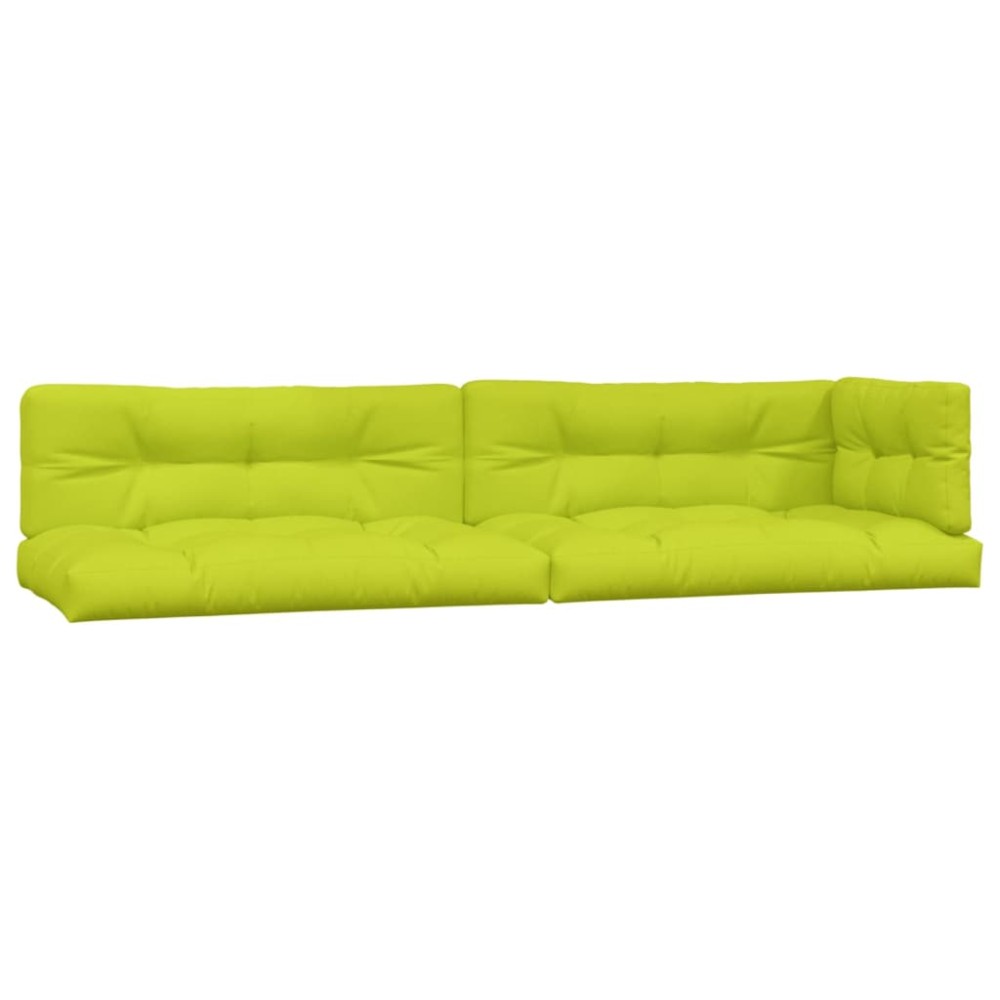 vidaXL Perne de paleți, 5 buc, verde aprins, material textil