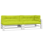 vidaXL Perne de paleți, 5 buc, verde aprins, material textil
