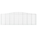 vidaXL Coșuri gabion arcuite 20 buc. 400x30x120/140cm fier galvanizat