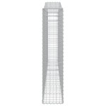 vidaXL Coșuri gabion arcuite 10 buc. 400x30x140/160 cm fier galvanizat