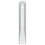 vidaXL Coșuri gabion arcuite 3 buc, 400x30x180/200 cm, fier galvanizat vidaXL Coșuri gabion arcuite 3 buc, 400x30x180/200 cm, fier galvanizat