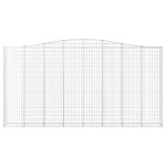 vidaXL Coșuri gabion arcuite 2 buc. 400x30x200/220 cm fier galvanizat vidaXL Coșuri gabion arcuite 2 buc. 400x30x200/220 cm fier galvanizat