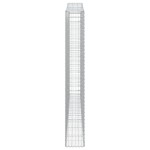 vidaXL Coșuri gabion arcuite, 2 buc, 400x30x220/240cm, fier galvanizat