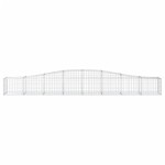 vidaXL Coșuri gabion arcuite 10 buc, 400x50x40/60 cm, fier galvanizat vidaXL Coșuri gabion arcuite 10 buc, 400x50x40/60 cm, fier galvanizat
