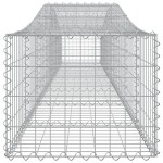 vidaXL Coșuri gabion arcuite 10 buc, 400x50x40/60 cm, fier galvanizat vidaXL Coșuri gabion arcuite 10 buc, 400x50x40/60 cm, fier galvanizat