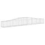 vidaXL Coșuri gabion arcuite 15 buc, 400x50x40/60 cm, fier galvanizat vidaXL Coșuri gabion arcuite 15 buc, 400x50x40/60 cm, fier galvanizat