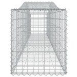 vidaXL Coșuri gabion arcuite 7 buc, 400x50x60/80 cm, fier galvanizat vidaXL Coșuri gabion arcuite 7 buc, 400x50x60/80 cm, fier galvanizat