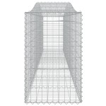 vidaXL Coșuri gabion arcuite 10 buc, 400x50x80/100 cm, fier galvanizat vidaXL Coșuri gabion arcuite 10 buc, 400x50x80/100 cm, fier galvanizat