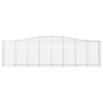vidaXL Coșuri gabion arcuite 6 buc, 400x50x100/120 cm fier galvanizat vidaXL Coșuri gabion arcuite 6 buc, 400x50x100/120 cm fier galvanizat