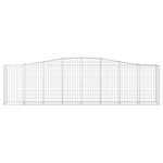 vidaXL Coșuri gabion arcuite 20 buc, 400x50x100/120 cm fier galvanizat vidaXL Coșuri gabion arcuite 20 buc, 400x50x100/120 cm fier galvanizat