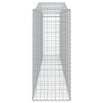 vidaXL Coșuri gabion arcuite 4 buc, 400x50x120/140 cm, fier galvanizat vidaXL Coșuri gabion arcuite 4 buc, 400x50x120/140 cm, fier galvanizat