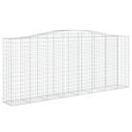 vidaXL Coșuri gabion arcuite 7 buc. 400x50x160/180 cm, fier galvanizat vidaXL Coșuri gabion arcuite 7 buc. 400x50x160/180 cm, fier galvanizat