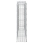 vidaXL Coșuri gabion arcuite, 7 buc 400x50x200/220 cm, fier galvanizat
