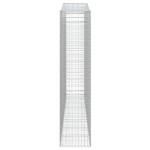 vidaXL Coșuri gabion arcuite, 5 buc, 400x50x220/240cm, fier galvanizat
