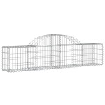 vidaXL Coșuri gabion arcuite 11 buc, 200x30x40/60 cm, fier galvanizat vidaXL Coșuri gabion arcuite 11 buc, 200x30x40/60 cm, fier galvanizat