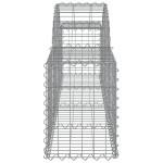 vidaXL Coșuri gabion arcuite 13 buc, 200x30x40/60 cm, fier galvanizat vidaXL Coșuri gabion arcuite 13 buc, 200x30x40/60 cm, fier galvanizat