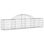 vidaXL Coșuri gabion arcuite 18 buc, 200x30x40/60 cm, fier galvanizat vidaXL Coșuri gabion arcuite 18 buc, 200x30x40/60 cm, fier galvanizat