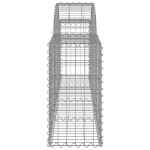 vidaXL Coșuri gabion arcuite 7 buc, 200x30x60/80 cm, fier galvanizat vidaXL Coșuri gabion arcuite 7 buc, 200x30x60/80 cm, fier galvanizat