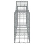 vidaXL Coșuri gabion arcuite 25 buc, 200x30x60/80 cm, fier galvanizat vidaXL Coșuri gabion arcuite 25 buc, 200x30x60/80 cm, fier galvanizat