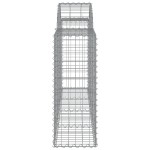 vidaXL Coșuri gabion arcuite 10 buc, 200x30x80/100cm, fier galvanizat vidaXL Coșuri gabion arcuite 10 buc, 200x30x80/100cm, fier galvanizat