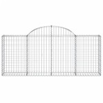 vidaXL Coșuri gabion arcuite 20 buc, 200x30x80/100 cm, fier galvanizat vidaXL Coșuri gabion arcuite 20 buc, 200x30x80/100 cm, fier galvanizat