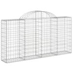 vidaXL Coșuri gabion arcuite 10 buc, 200x30x100/120 cm fier galvanizat vidaXL Coșuri gabion arcuite 10 buc, 200x30x100/120 cm fier galvanizat