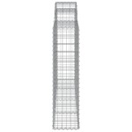 vidaXL Coșuri gabion arcuite 18 buc, 200x30x120/140cm, fier galvanizat vidaXL Coșuri gabion arcuite 18 buc, 200x30x120/140cm, fier galvanizat