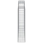 vidaXL Coșuri gabion arcuite 8 buc, 200x30x140/160cm, fier galvanizat vidaXL Coșuri gabion arcuite 8 buc, 200x30x140/160cm, fier galvanizat