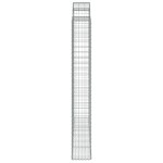 vidaXL Coșuri gabion arcuite, 6 buc 200x30x220/240cm, fier galvanizat
