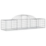 vidaXL Coșuri gabion arcuite 10 buc, 200x50x40/60 cm, fier galvanizat vidaXL Coșuri gabion arcuite 10 buc, 200x50x40/60 cm, fier galvanizat