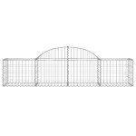vidaXL Coșuri gabion arcuite 11 buc, 200x50x40/60 cm, fier galvanizat vidaXL Coșuri gabion arcuite 11 buc, 200x50x40/60 cm, fier galvanizat