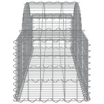 vidaXL Coșuri gabion arcuite 12 buc, 200x50x40/60 cm, fier galvanizat vidaXL Coșuri gabion arcuite 12 buc, 200x50x40/60 cm, fier galvanizat