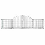 vidaXL Coșuri gabion arcuite 40 buc, 200x50x40/60 cm, fier galvanizat vidaXL Coșuri gabion arcuite 40 buc, 200x50x40/60 cm, fier galvanizat