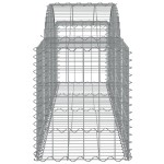 vidaXL Coșuri gabion arcuite 10 buc, 200x50x60/80 cm, fier galvanizat vidaXL Coșuri gabion arcuite 10 buc, 200x50x60/80 cm, fier galvanizat
