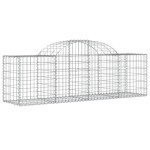 vidaXL Coșuri gabion arcuite 50 buc, 200x50x60/80 cm, fier galvanizat vidaXL Coșuri gabion arcuite 50 buc, 200x50x60/80 cm, fier galvanizat