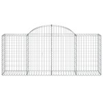 vidaXL Coșuri gabion arcuite 11 buc, 200x50x80/100 cm, fier galvanizat vidaXL Coșuri gabion arcuite 11 buc, 200x50x80/100 cm, fier galvanizat