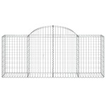 vidaXL Coșuri gabion arcuite 12 buc, 200x50x80/100 cm, fier galvanizat vidaXL Coșuri gabion arcuite 12 buc, 200x50x80/100 cm, fier galvanizat