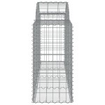 vidaXL Coșuri gabion arcuite 12 buc, 200x50x80/100 cm, fier galvanizat vidaXL Coșuri gabion arcuite 12 buc, 200x50x80/100 cm, fier galvanizat