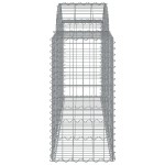 vidaXL Coșuri gabion arcuite 18 buc, 200x50x80/100 cm, fier galvanizat vidaXL Coșuri gabion arcuite 18 buc, 200x50x80/100 cm, fier galvanizat