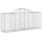 vidaXL Coșuri gabion arcuite 20 buc, 200x50x80/100 cm, fier galvanizat vidaXL Coșuri gabion arcuite 20 buc, 200x50x80/100 cm, fier galvanizat