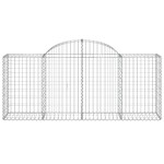 vidaXL Coșuri gabion arcuite 20 buc, 200x50x80/100 cm, fier galvanizat vidaXL Coșuri gabion arcuite 20 buc, 200x50x80/100 cm, fier galvanizat