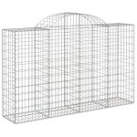 vidaXL Coșuri gabion arcuite 13 buc, 200x50x120/140 cm,fier galvanizat vidaXL Coșuri gabion arcuite 13 buc, 200x50x120/140 cm,fier galvanizat